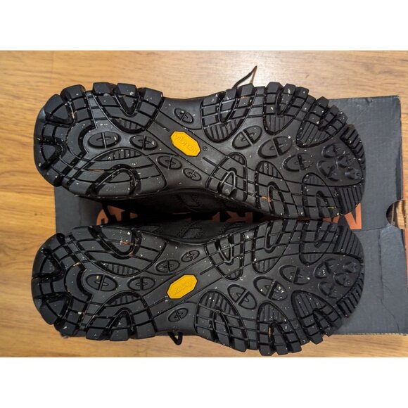 Merrell Moab 3 Smooth GTX Mens Hiking Shoes Black Size 9 M Breathable Waterproof - Picture 7 of 8